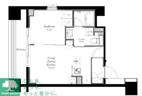 MINAMIAZABU NORTHの物件間取画像